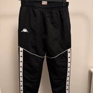 Kappa black tracksuit bottoms